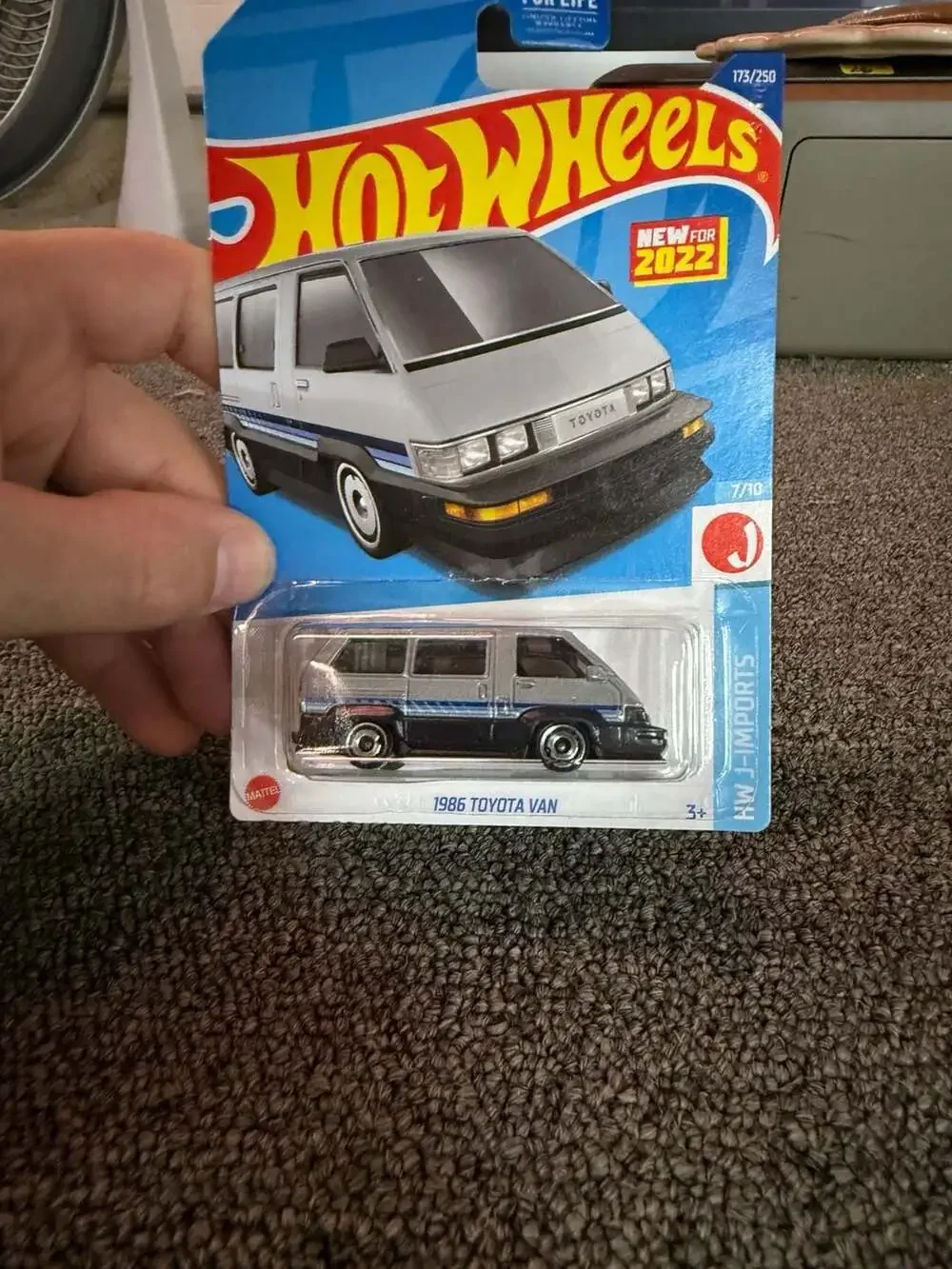 Hot Wheels 1986 Toyota Van HW J-Imports Silver 173/250